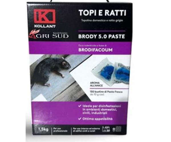 Brody 5.0 Paste Blu Ast. kg 1,5 (3x500 gr)