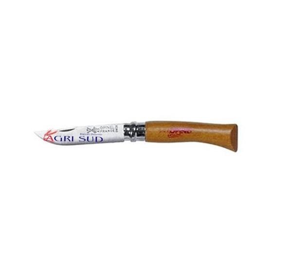 Coltello OPINEL VRI 6 L. Inox Man. Legno mm. 70