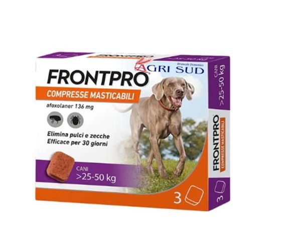 Front Pro Compr. Masticabili x Cani 25-50 Kg. - 3 pip.