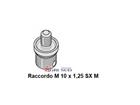 Raccordo M 10 x 1,25 SX M