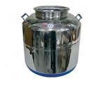 SANSONE Cont. Olio Inox lt. 50 c/Pr. Inox Sald. Mod. Europa